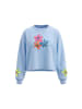 IZIA Women Sweatshirt in Light Blue