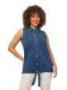 Ulla Popken Blusentop in blue denim