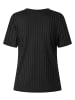 More & More Rippenshirt in black