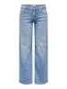 ONLY Jeans mit weitem Bein in Light Blue Denim