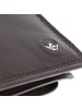 Golden Head Polo Geldbörse RFID Schutz Leder 11 cm Geldscheinklammer dunkelbraun