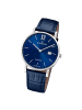 Candino Analog-Armbanduhr Candino Classic blau mittel (ca. 39,5mm)