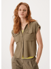 s.Oliver Bluse kurzarm in Olive
