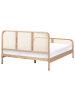 Beliani Doppelbett GONFARON in Braun - (W) 166 x (H) 108 x (L) 209 cm