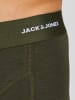 Jack & Jones 3-er Pack Boxershorts Set Retroshorts Unterwäsche JACBASIC in Schwarz-Grün