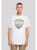 F4NT4STIC Heavy Oversize T-Shirt ACDC Rock Band Black Ice in weiß