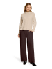 CARTOON Strickpullover mit Stehkragen in Light Beige Melange