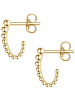 Lulu & Jane Ohrringe aus Messing in gelbgold