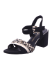 Marco Tozzi Riemchensandaletten in BLACK/LEOPARD