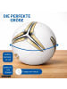 elasto Fußball "Match" in weiß/gold - Größe 5