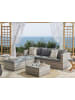 Beliani 4-tlg Lounge Set SABBIA in Grau