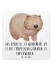 Mr. & Mrs. Panda Untersetzer Wombat mit Spruch in Weiß