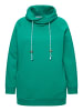Ulla Popken Sweatshirt in smaragd grün