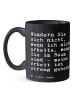 Mr. & Mrs. Panda Teetasse Wundern Sie sich nicht,... mit Spruch in Schwarz
