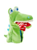 Haba Handpuppe Handpuppe Allesfresser Kroko, 26 cm in mehrfarbig