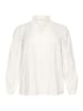 KAFFE curve Langarm-Bluse KCanni Regular fit in Chalk