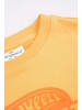 Coccodrillo Baumwoll-T-Shirt mit kurzen Ärmeln in orange