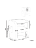 Beliani Sessel VIDSEL in Beige - (W) 76 x (H) 78 x (L) 60 cm