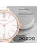 Oozoo Armbanduhr Oozoo Timepieces weiß groß (ca. 45mm)