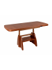58 aufm Kessel COUCHTISCH höhenverstellbar und ausziehbar Clari 125x56x75 Kirschbaum