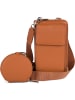 styleBREAKER Mini Umhängetaschen Set in Cognac