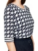 MARC CAIN Jersey-Shirt mit Print in Weiß