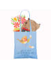 Mr. & Mrs. Panda Tasche Rotkehlchen Federn mit Spruch in Sky Blue