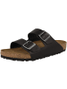 Birkenstock Sandale Arizona Naturleder Normal in schwarz