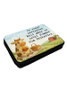 Mr. & Mrs. Panda Etui Kuh  Pommes Design mit Spruch in Weiß