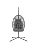 SONGMICS Hängesessel Sognia in Grau - (B)103 x (H)195 x (T)98 cm