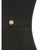LASCANA Midikleid in schwarz