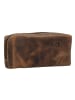 Greenburry Vintage Stifteetui Leder 21 cm in brown