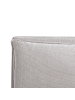 Beliani Wasserbett BAJONNA in Grau/Schwarz - (W) 180 x (H) 94 x (L) 235 cm