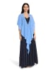 Vera Mont Chiffonstola mit Volant in Paris Blue