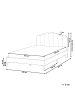 Beliani Doppelbett SAUVIAN in Beige/Gold - (W) 185 x (H) 98 x (L) 207 cm