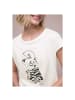 Street One T-Shirt in off white
