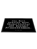 Mr. & Mrs. Panda Gummimatte Die Welt braucht mehr... mit Spruch in Schwarz