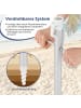COSTWAY Sonnenschirm Strand in Grau