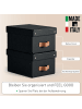 Leitz Archivbox Puro Klein mit Deckel schwarz 2 Stück