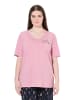 Ulla Popken Pyjama-Shirt in altrosa