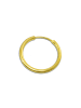 GoldDream Echtgold, 333er Gelbgold Damen Creolen Simply Ohrring ca. 15mm