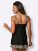 WITT WEIDEN Tankini-Top in schwarz-sand-bedruckt