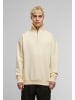 Urban Classics Half-Zip in whitesand