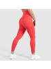 SMILODOX Kompression Leggings Amaze Ripp in Rot