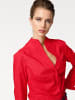 Heine Stehkragen-Bluse in rot