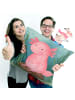 Mr. & Mrs. Panda Kuschel Kissen Axolotl Niedlich Design ohne Spruch in Weiß