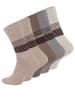 Cotton Prime® 10 Paar Baumwollsocken in Brauntöne