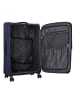 D&N Travel Line 9504 4 Rollen Trolley L 76 cm mit Dehnfalte navy