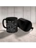 Mr. & Mrs. Panda Kaffeetasse Spruch Steinbock Perfektion mit Spruch in Schwarz