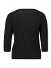 Betty Barclay Strukturshirt mit Rundhalsausschnitt in Schwarz